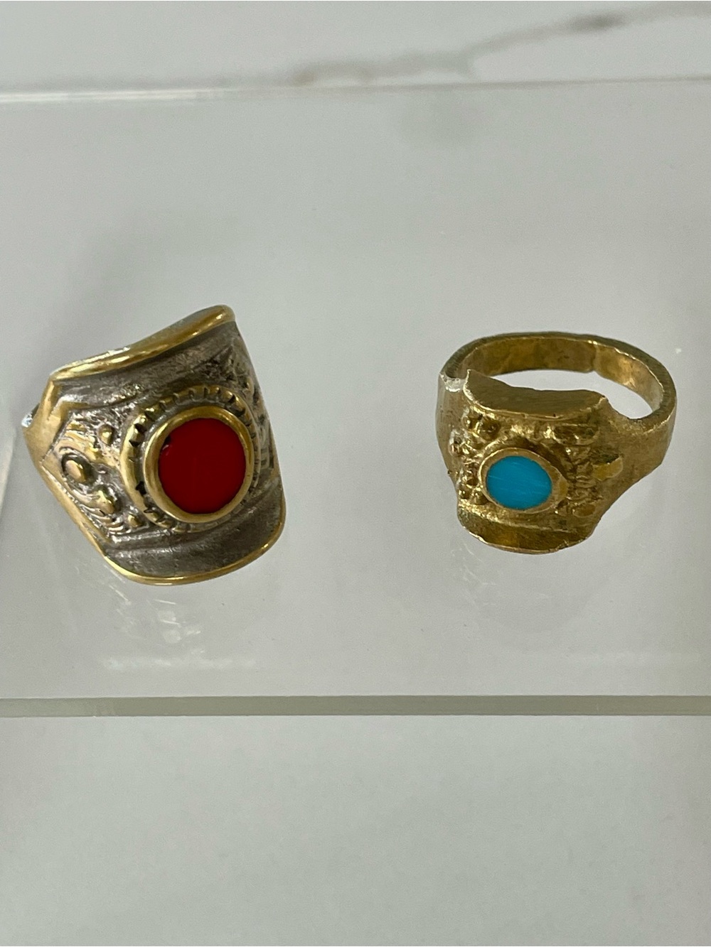 Antique Afghani Stone Rings